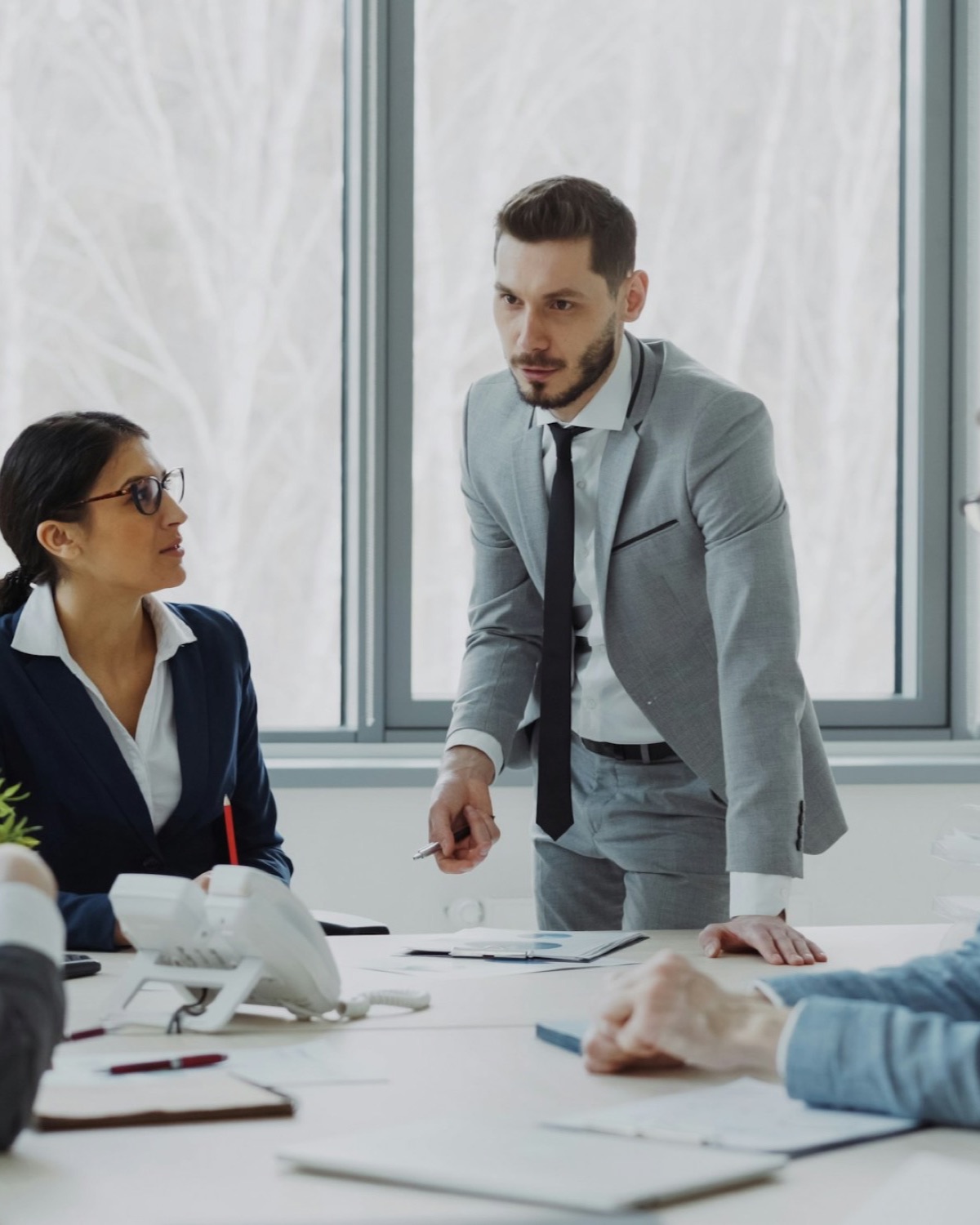 Reunião de diagnóstico com a liderança
